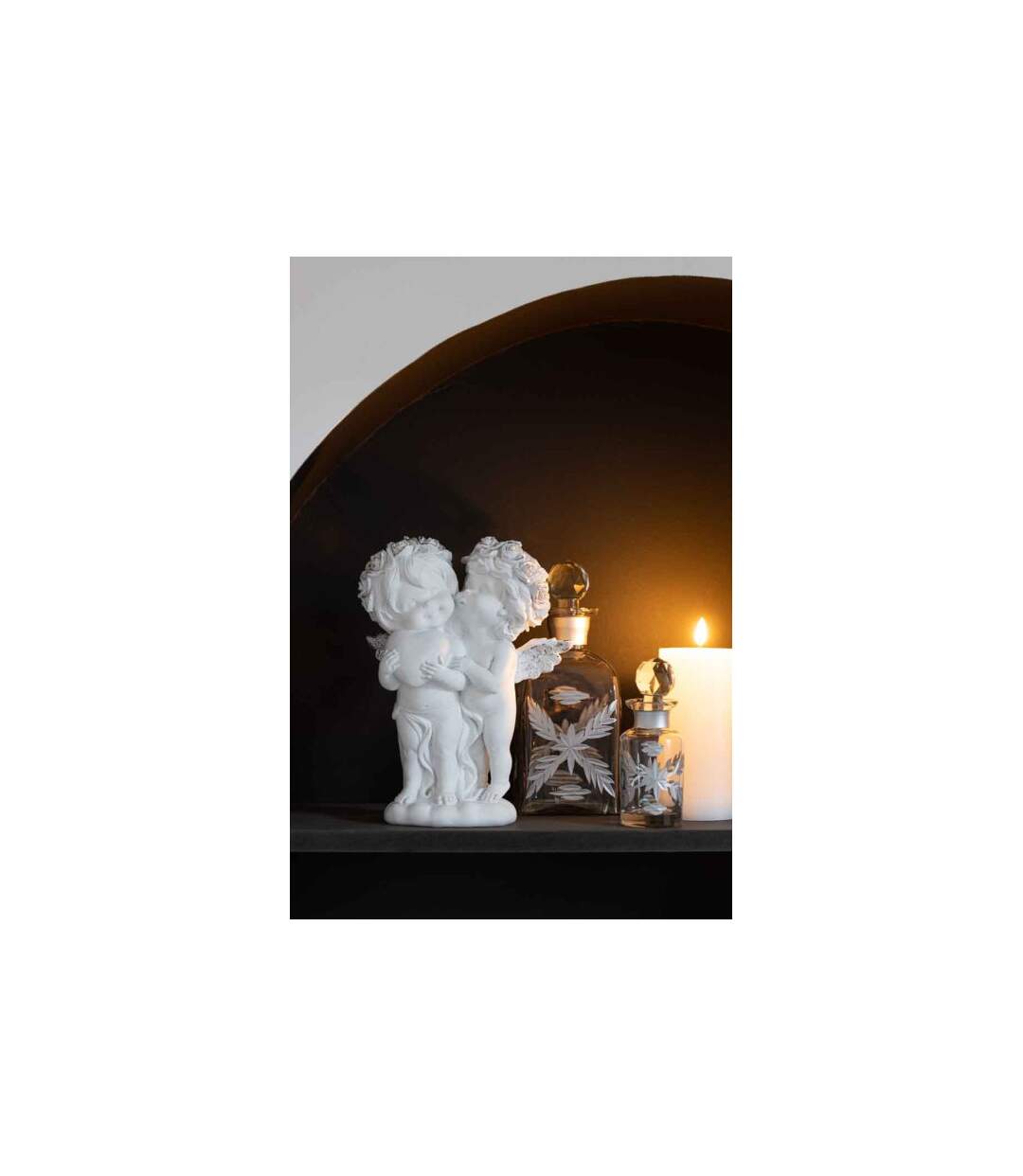 Carafe Carrée en Verre Chloé 23cm Transparent-4