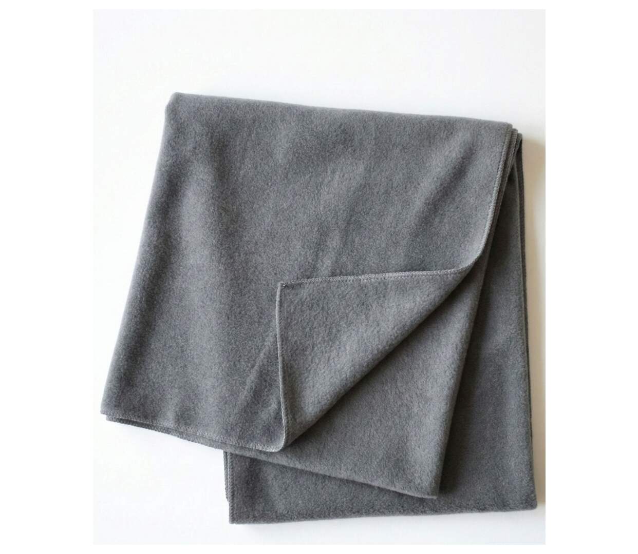 Écharpe Polaire Gris Moyen - Chaleur et Douceur Intemporelle-2