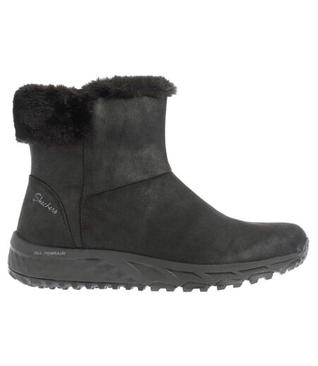 Womens/ladies escape plan cozy collab boots black Skechers