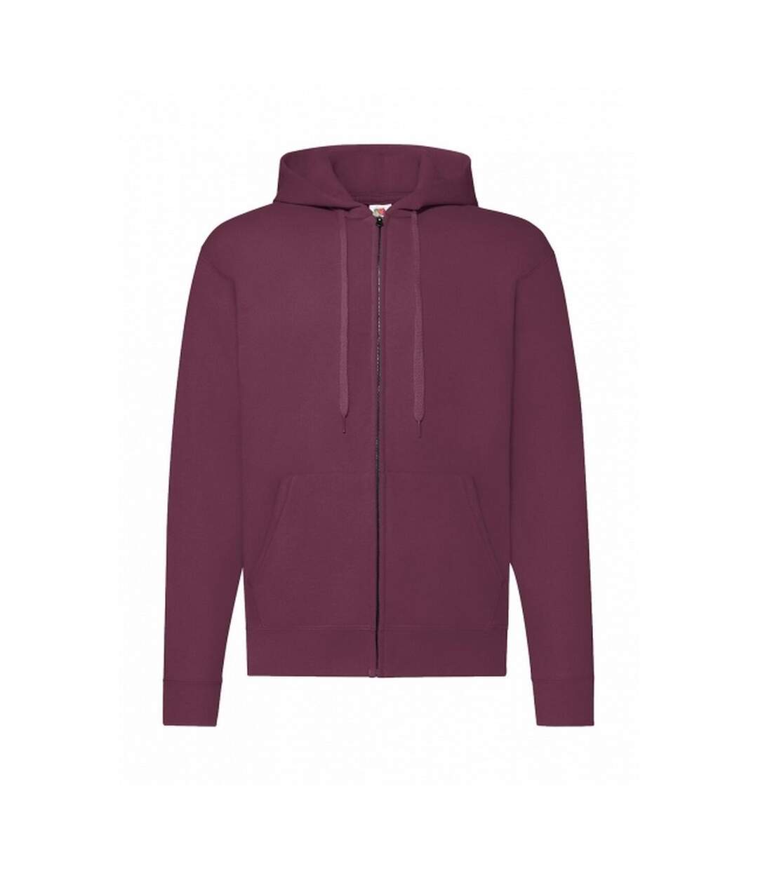 Sweat À Capuche Classic Homme Bordeaux Fruit Of The Loom-1