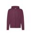 Sweat À Capuche Classic Homme Bordeaux Fruit Of The Loom-1