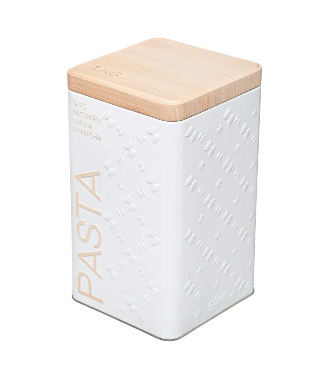 Boîte à Pâtes Scandi 18cm Blanc-4
