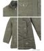 Veste Longue Femme Microfibre Kaki – Doublure Nylon Confort-4