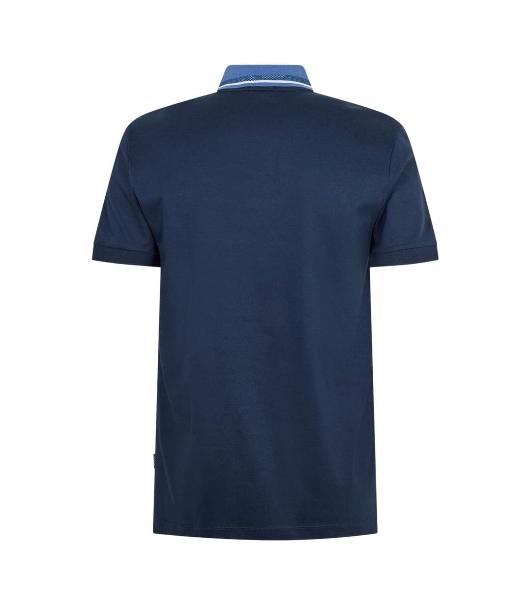 Polo Manches Courtes Motif/style Détail Contrasté Homme Bleu Foncé Boss-2