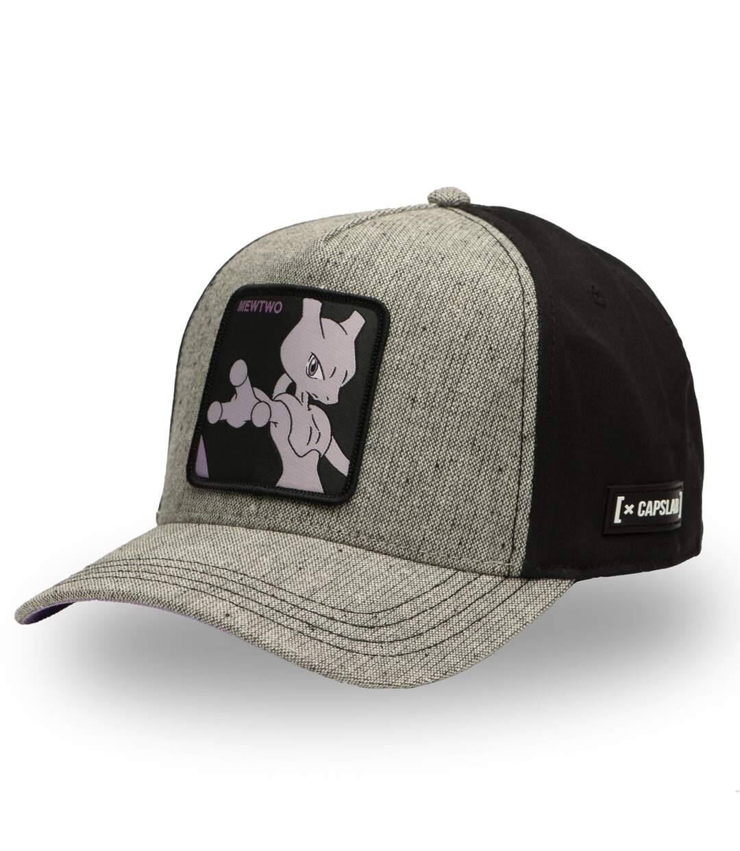 Casquette trucker premium effet neppy Pokemon Mewtwo Capslab-1