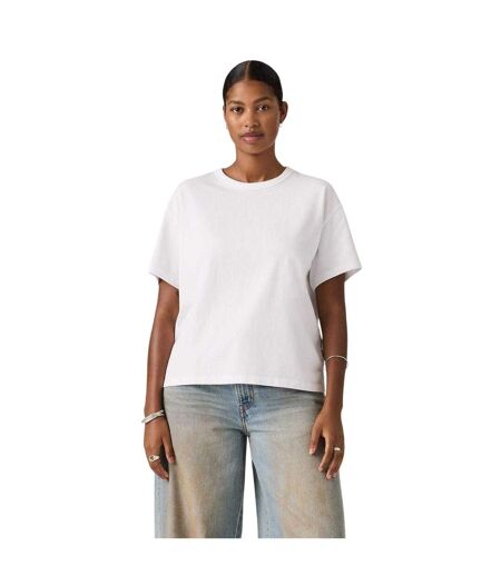Womens/ladies Vintage Cotton T-shirt Bright White Levis