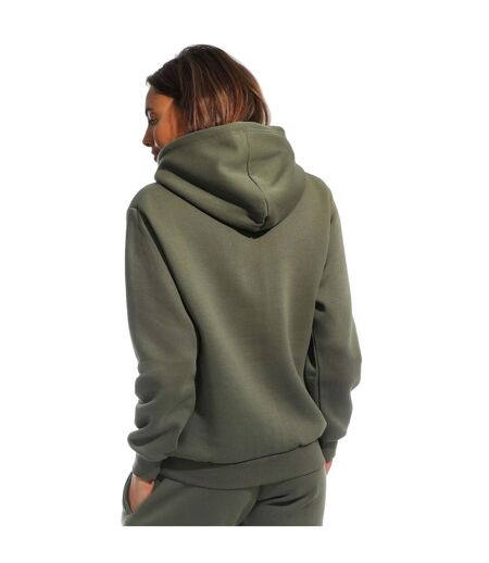 Sweat À Capuche Femme Vert Militaire Light And Shade