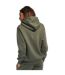 Sweat À Capuche Femme Vert Militaire Light And Shade-2