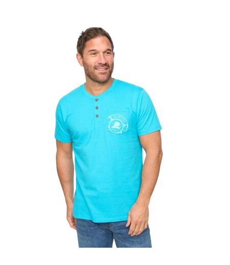 T-shirt Garside Homme Turquoise Vif Bewley & Ritch