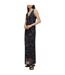 Robe Portefeuille Sans Manches Dessona Femme Marron Boss-3