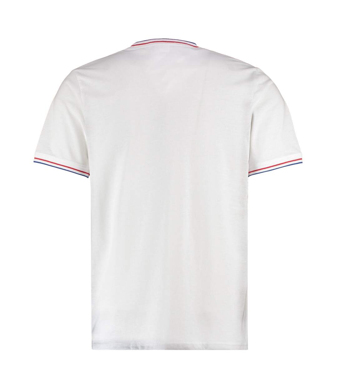 Kustom Kit - T-shirt Fashion - Homme (Blanc / Rouge / Bleu Marine) - UTPC3394