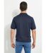 Polo zippé manches courtes rayures jacquard-2