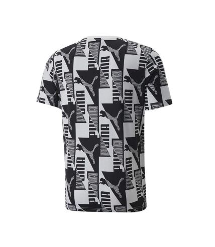 T-shirt Noir à Motifs Homme Puma Power Aop - M