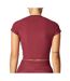 T-Shirt bordeaux femme adidas hyglm-2