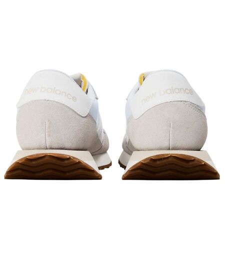 Womens/ladies 237 Classic Suede Trainers White Gum New Balance