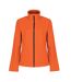 Regatta Womens/Ladies Ablaze Printable Softshell Jacket (Magma Orange/Black) - UTRG3561