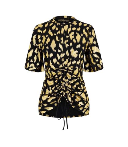 Haut Motif/style Trou De Serrure Femme Marron Noir Biba