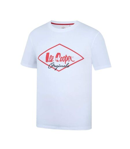 T-shirt Motif/style Logo Originals Homme Blanc Lee Cooper