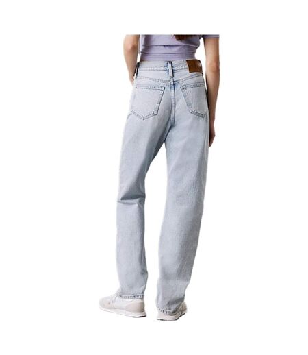 Jean bleu femme calvin klein jeans high rise - w27-l30