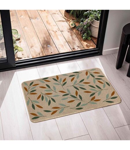 Tapis Tissé Imprimé Lucene 45x75cm Naturel
