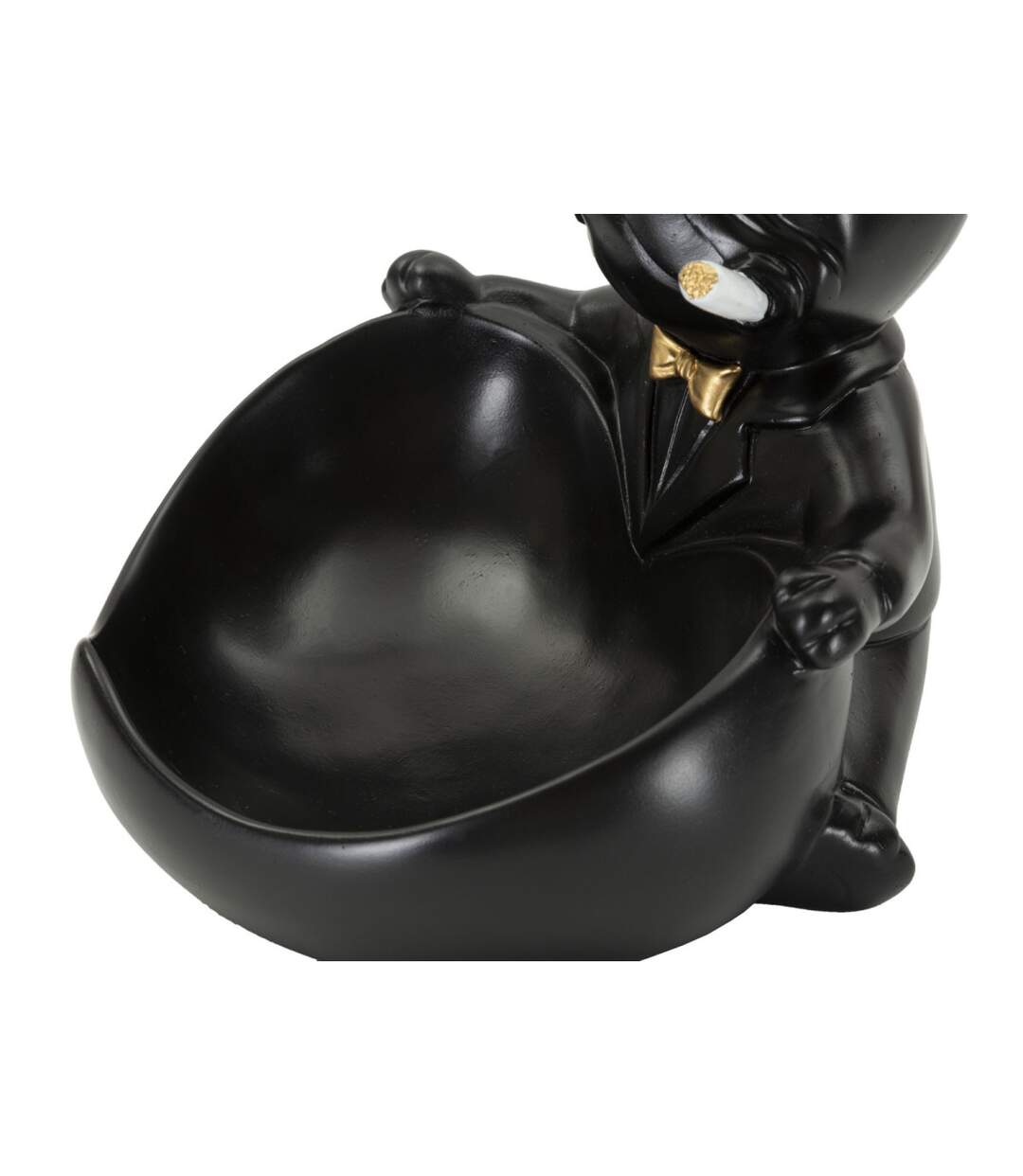 Vide-Poche Statuette Chien Dog Ball 20cm Noir-5
