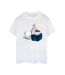 Disney - T-shirt FROZEN OLAF READING - Femme (Blanc) - UTBI24647-1