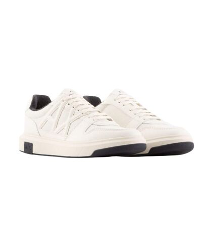 Baskets Homme Blanc Cassé Noir Armani Exchange