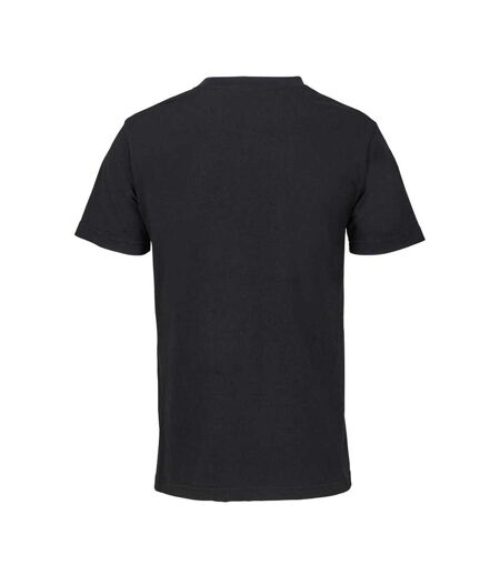 Unisex Adult Cliff Cotton T-shirt Deep Black SOLS