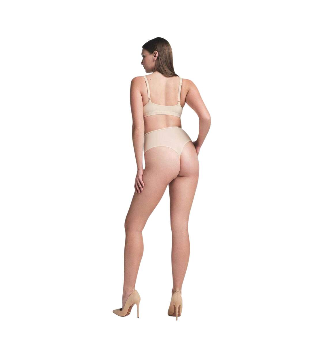 String Motif/style Uni Femme Beige Skims-3