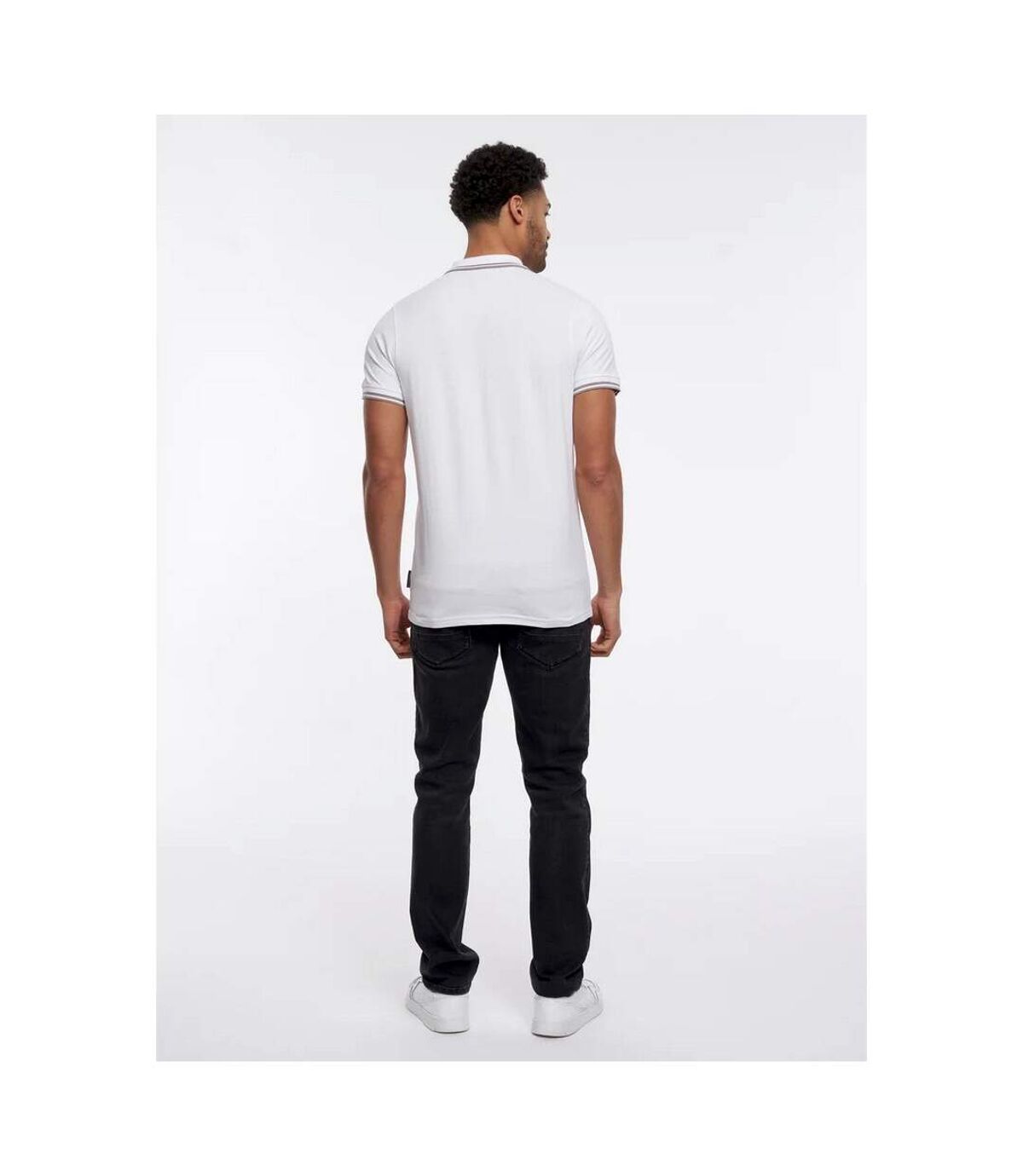 Crosshatch Mens Tarquin Polo Shirt (White)