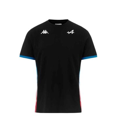 T-shirt noir/turquoise homme kappa adirend - 3xl