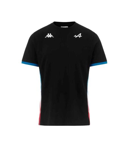 T-shirt noir/turquoise homme kappa adirend - 3xl