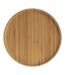 Lot de 6 Assiettes à Dessert Bambou 19cm Naturel-1