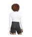 T-shirt court manches longues hyperglam femme blanc / noir Adidas-2