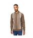 Mens Stalwart Polo Shirt Dark Taupe White Bewley & Ritch-2