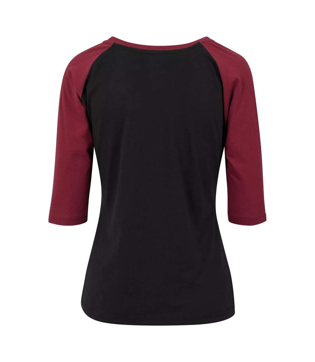 Haut Manches ¾ Motif/style Contrasté Femme Noir Bordeaux Urban Classics-2