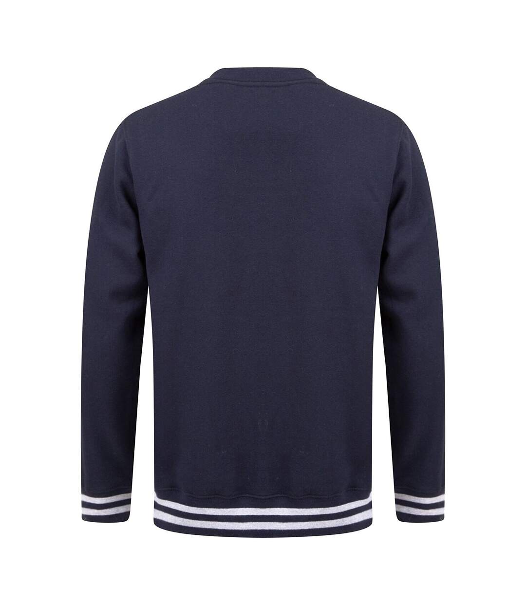 Front Row - Sweatshirt RAYURE - Unisexe (Bleu marine / gris chiné) - UTPC3975