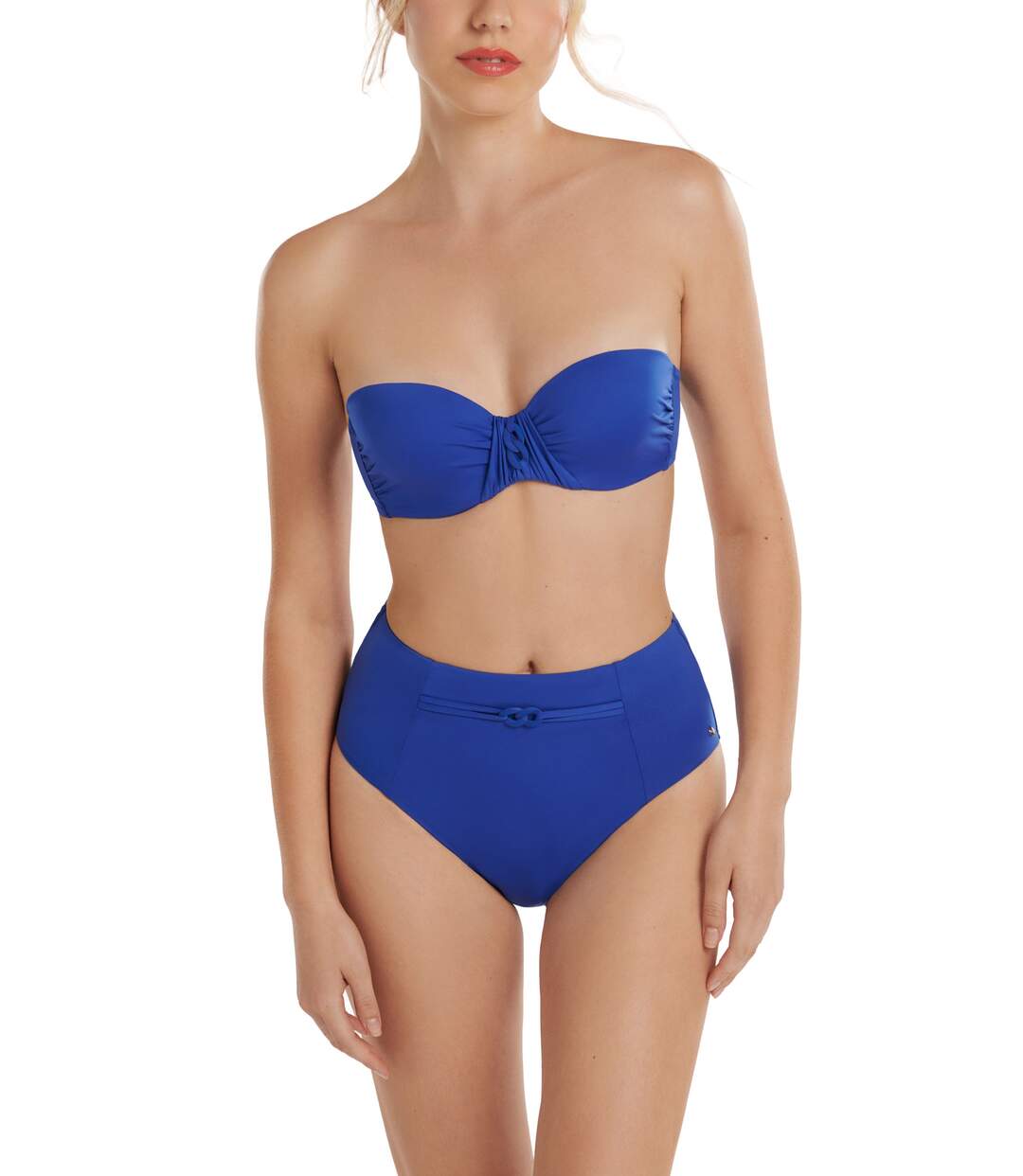 Bas maillot slip de bain échancré taille haute Palma Lisca-2