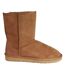Womens/ladies Jodie Sheepskin Ankle Boots Chestnut Eastern Counties Leather-1