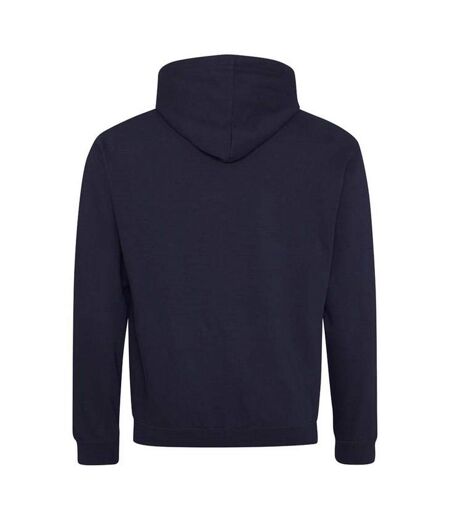 Sweat À Capuche Varsity Adulte Nouveau Bleu Marine Bleu Ciel Awdis