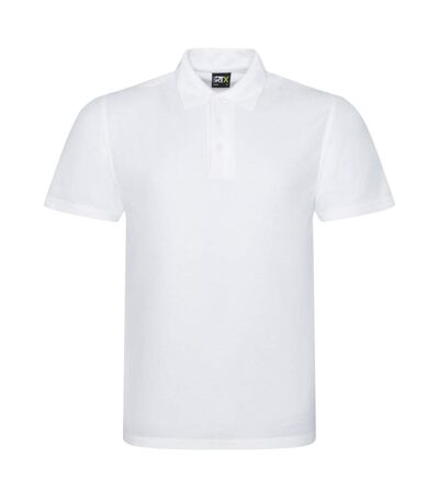 Polo manches courtes hommes blanc Pro RTX