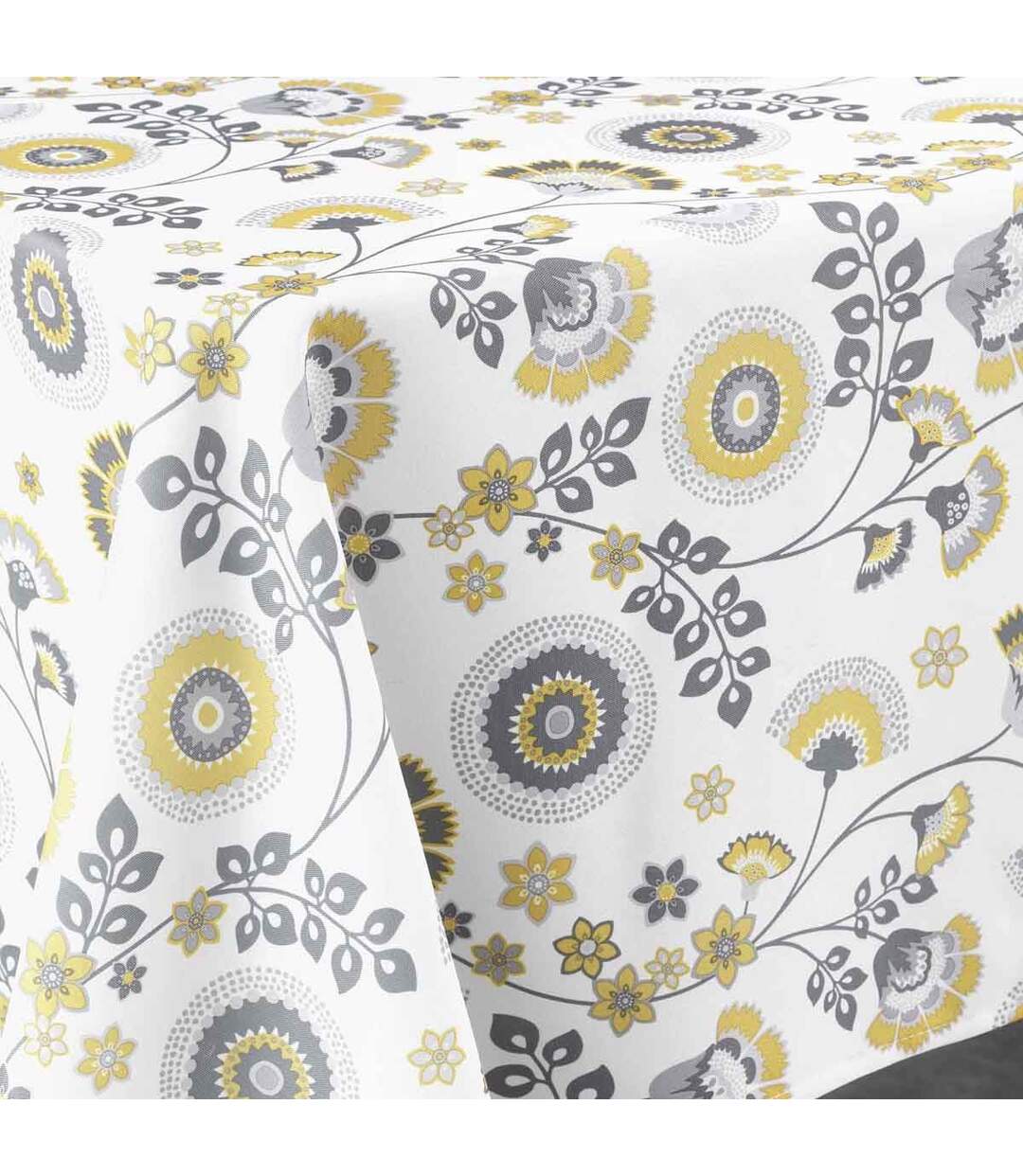 Nappe Imprimée Garance 145x240cm Jaune-2