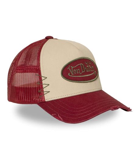 Casquette trucker avec filet effet usé avec filet et patch Used16 Vondutch