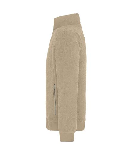 Veste Polaire Adulte Beige Gris James And Nicholson