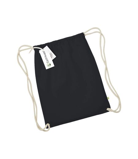 Earthaware Organic Gymsac One Size Black Natural Westford Mill