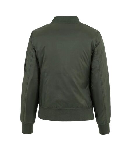 Blouson D'aviateur Basic Femme Olive Urban Classics
