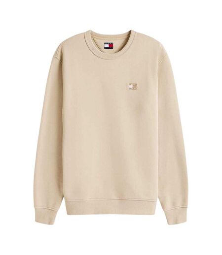 Sweat Motif/style Logo Homme Gris Ton Sur Ton Tommy Jeans