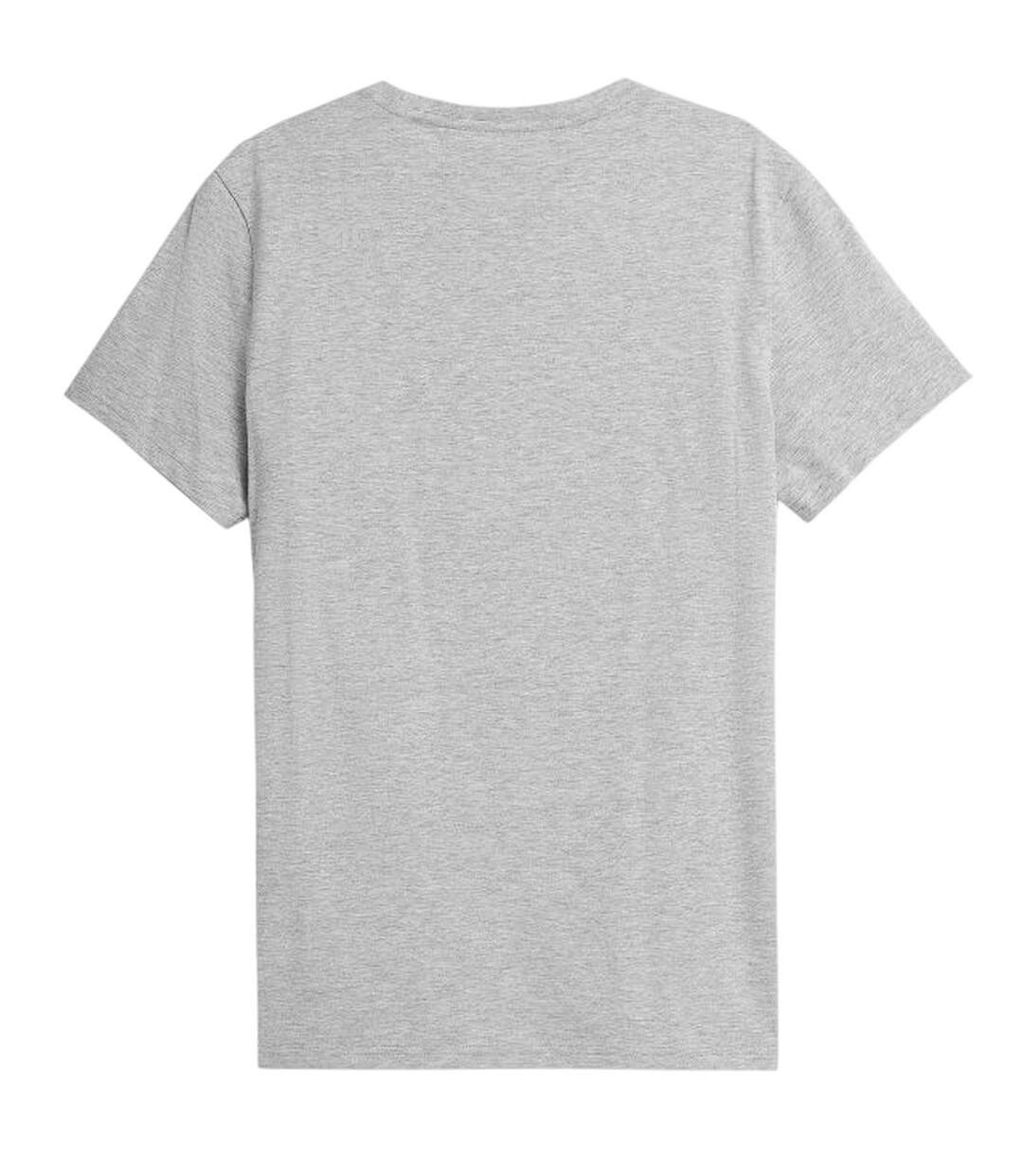 T-shirt Motif/style Uni H4z22-tsm352 23m Homme Gris 4F-2