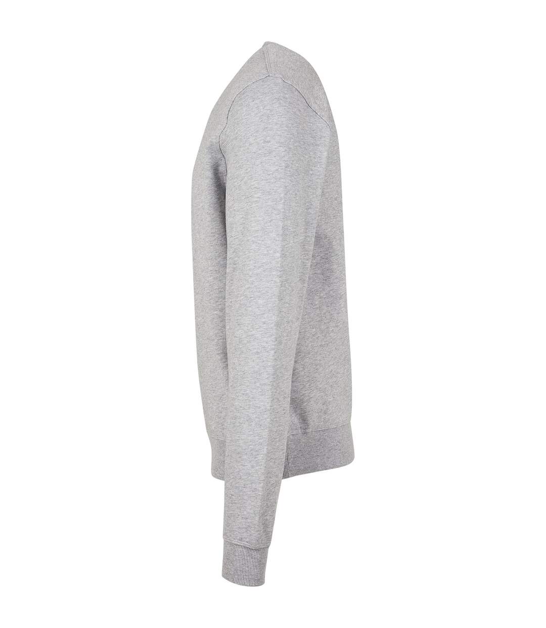 Sweat Premium Adulte Gris Chiné Build Your Brand-3