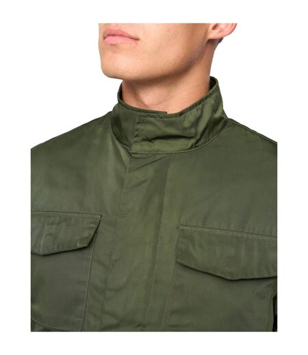 Mens Bainbridge Utility Jacket Olive Bewley & Ritch